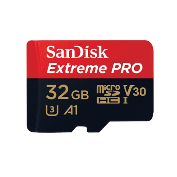 کارت حافظه MICROSDHC سن دیسک مدل Extreme Pro V30 کلاس 10 استاندارد UHS-I U3 سرعت 100mbps ظرفیت 32 گیگابایت