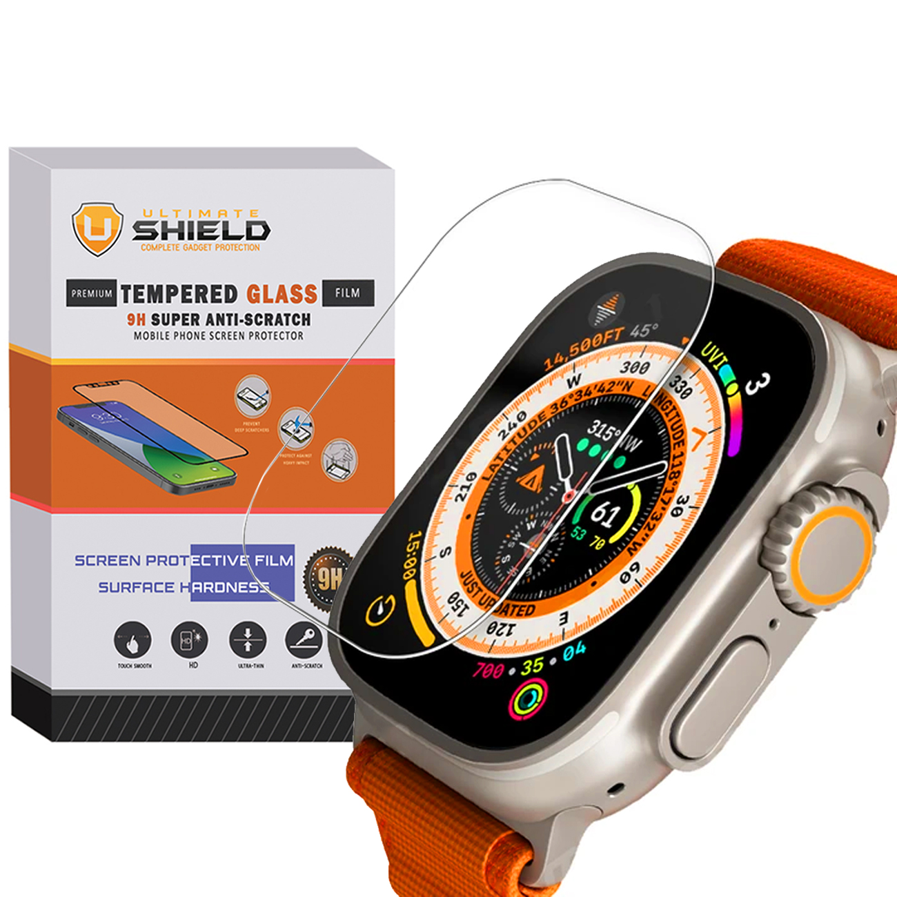 محافظ صفحه نمایش آلتیمیت شیلد مدل SH-UL مناسب برای ساعت هوشمند ویرفیت T900 Ultra