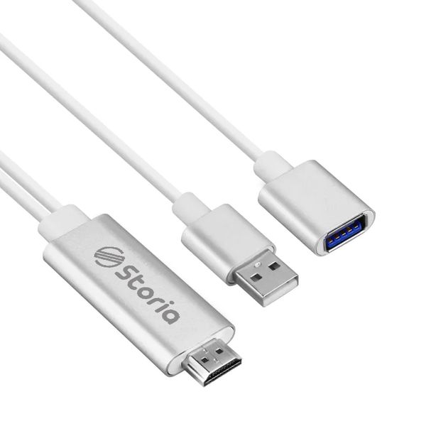 کابل تبدیل HDMI به USB استوریا مدل ST-HD01 طول 1.8 متر