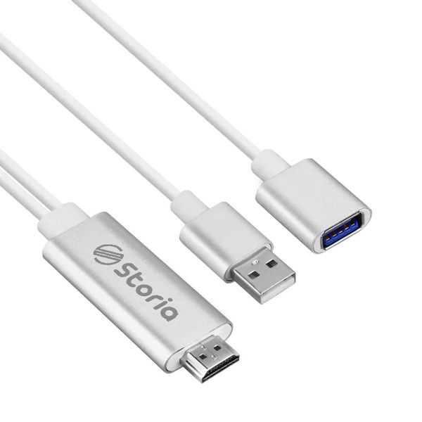 کابل تبدیل HDMI به USB استوریا مدل ST-HD01 طول 1 متر