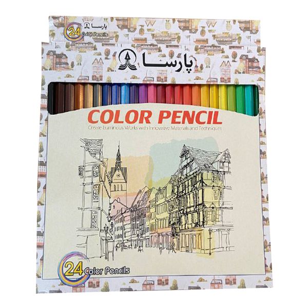 مداد رنگی 24 رنگ پارسا مدل sketch