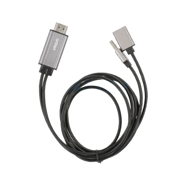 کابل تبدیل USB به HDMI اونتن مدل 7262A طول 1 متر