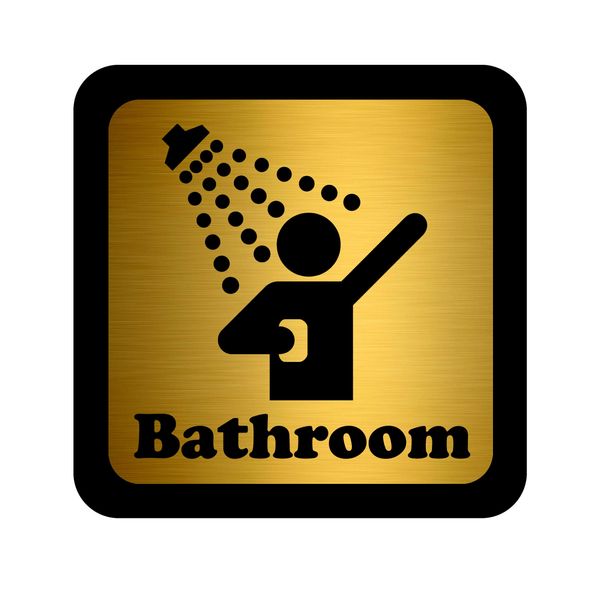 تابلو هشدار طرح دوش حمام کدN.D.01