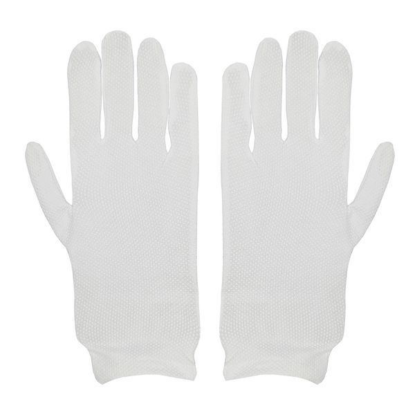 دستکش زنانه پرنیا سیلین مدل نخی PR-01 رنگ سفید