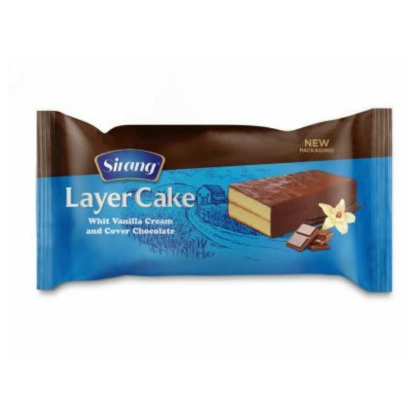کیک روکش شکلات وانیلی سیرنگ - 40 گرم بسته 24 عددی