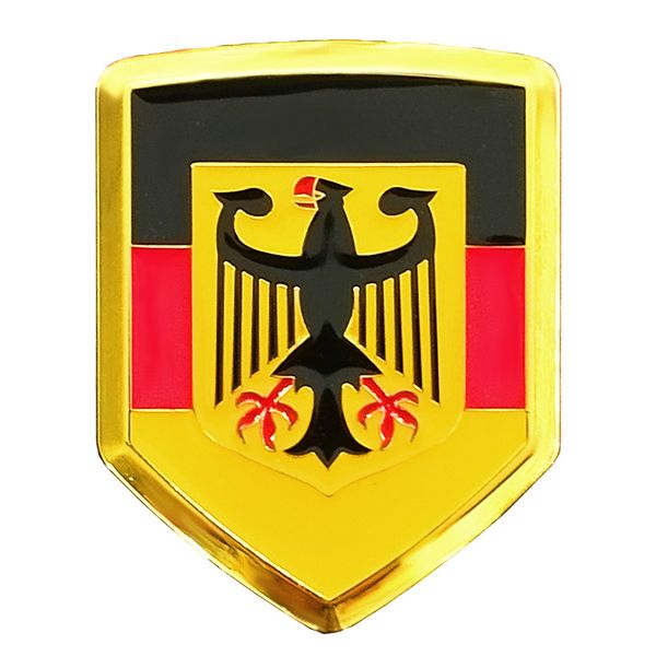 آرم خودرو بیهقی طرح پرچم آلمان فلزی مدل 919