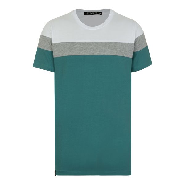 تی شرت آستین کوتاه مردانه سون پون مدل M310 رنگ طوسی