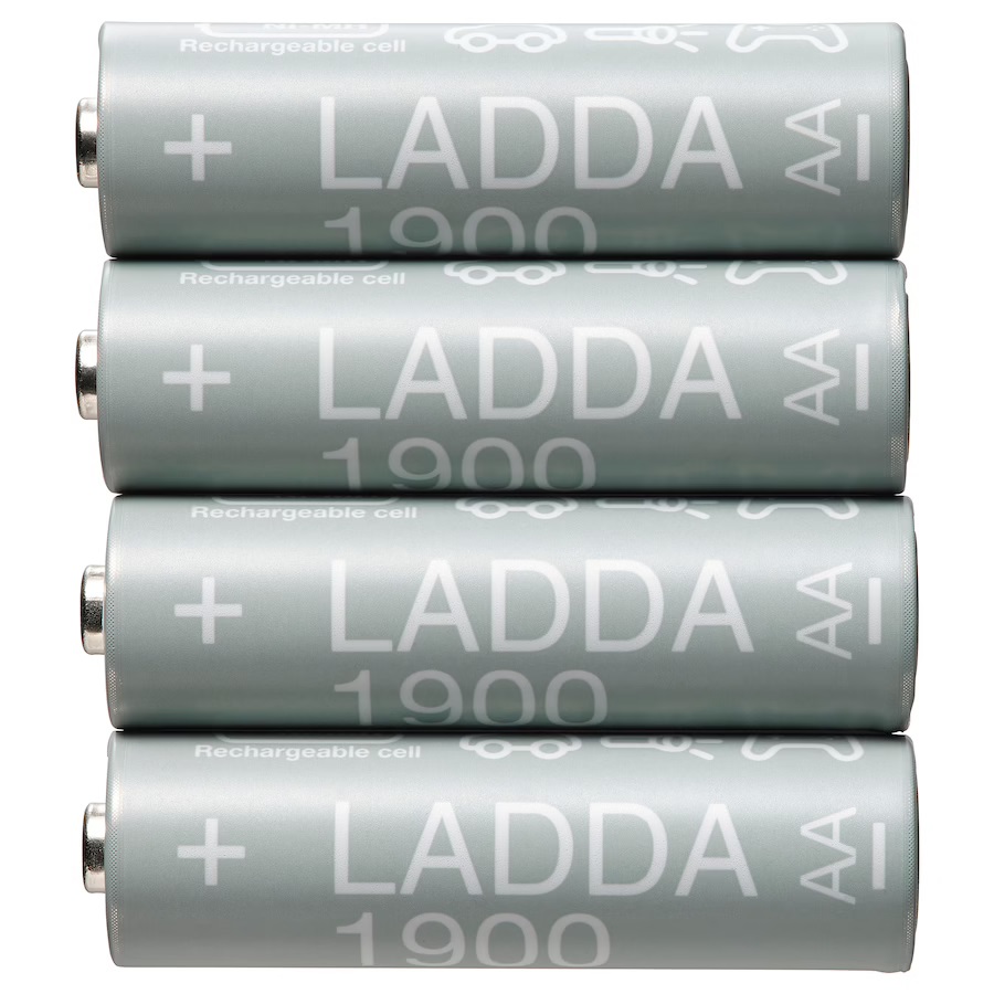 باتری قلمی قابل شارژ ایکیا مدل LADDA بسته 4 عددی