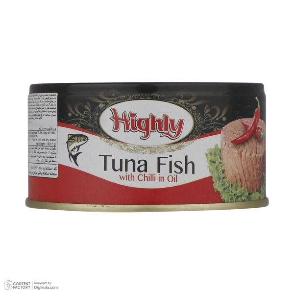 کنسرو ماهی تن با فلفل قرمز هایلی - 180 گرم