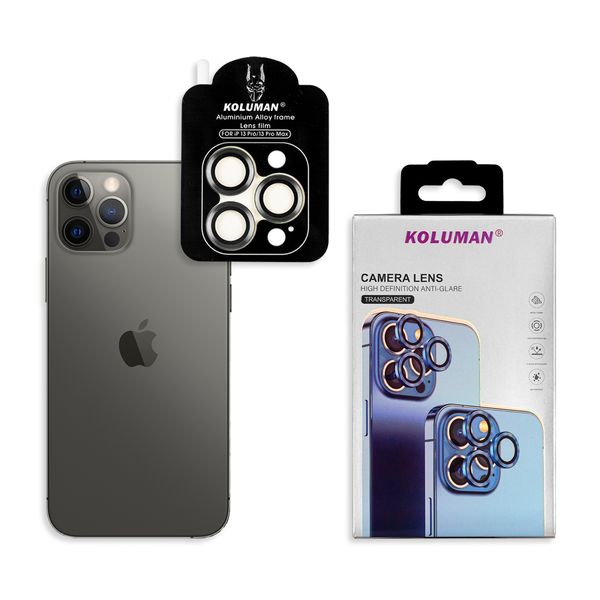 محافظ لنز دوربین کلومن مدل RING مناسب برای گوشی موبایل اپل IPHONE 13 PRO MAX
