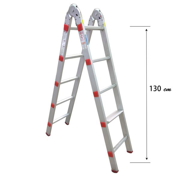 نردبان 10 پله آلوپات مدل چهارحالته کد 3m