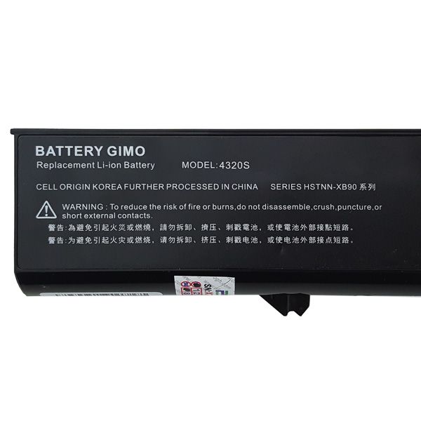 باتری لپ تاپ 6 سلولی جیمو مدل 4320S مناسب برای لپ تاپ اچ پی 4520S