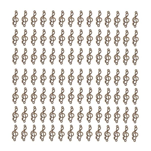 آویز دستبند خط هنر طرح کلید سل بسته 100 عددی