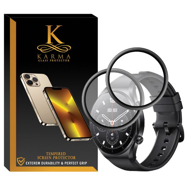 محافظ صفحه نمایش کارما مدل KA-PM مناسب برای ساعت هوشمند شیائومی Smart Watch S1 بسته دو عددی