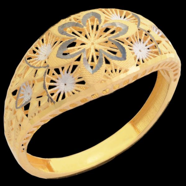 انگشتر طلا 18 عیار زنانه طلای مستجابی مدل آوا کد 67048