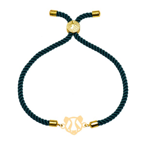 دستبند طلا 18 عیار زنانه کرابو طرح پاندا مدل Kr102161