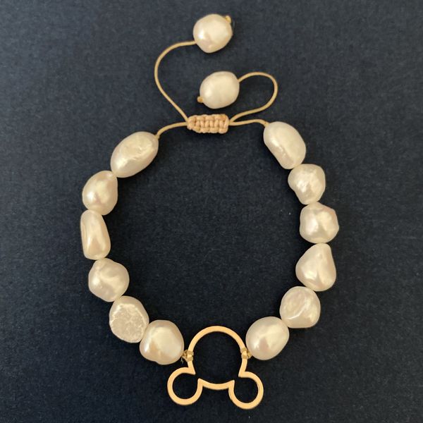 دستبند طلا 18 عیار زنانه الماسین آذر مدل MI01