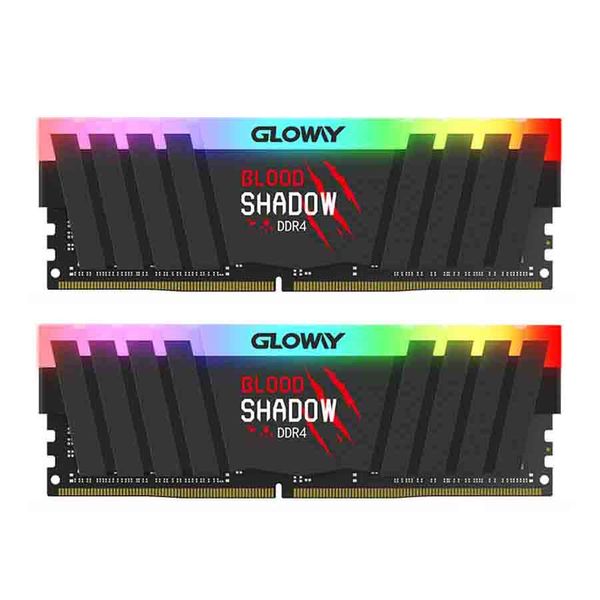 رم دسکتاپ DDR4 دو کاناله 3200 مگاهرتز CL16 گلووی مدل Blood Shadow ظرفیت 16گیگابایت