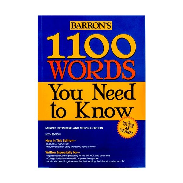 کتاب 1100Words you need to know 6th اثر Melvin Gordon انتشارات Barrons