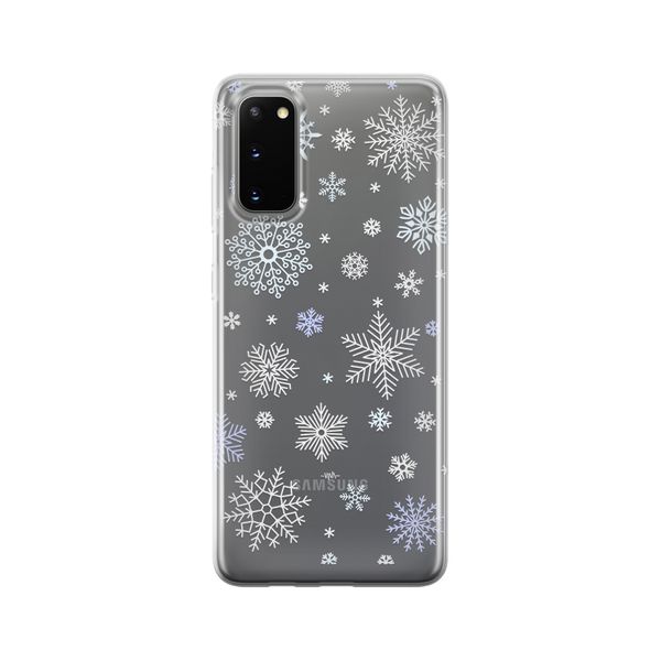 کاور وینا مدل Snowflakes مناسب برای گوشی موبایل سامسونگ Galaxy S20