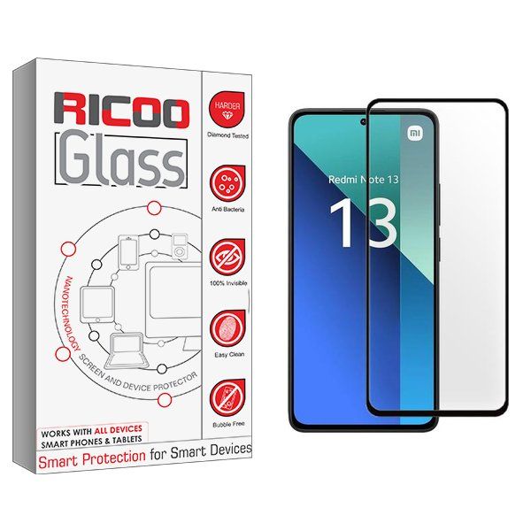 محافظ صفحه نمایش شیشه ای ریکو مدل RiC2 مناسب برای گوشی موبایل شیائومی Redmi Note 13
