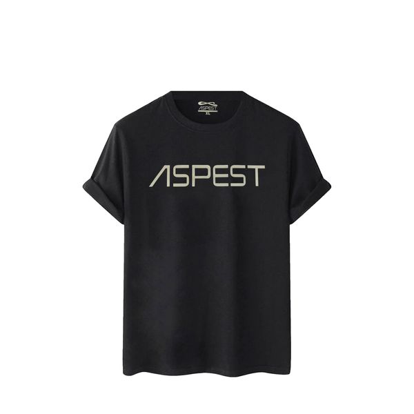 تی شرت آستین کوتاه مردانه اسپست مدل ASP-TBLK--D