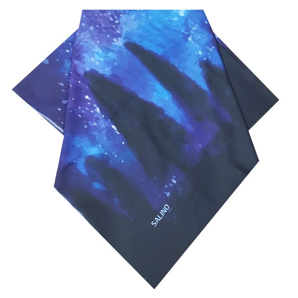 روسری زنانه سالینو مدل کهکشانی کد 3068