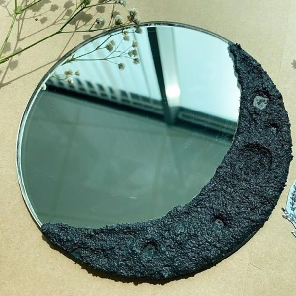 آینه مدل ماه پتینه کد 30cm
