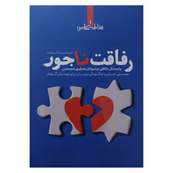 کتاب رفاقت ناجور اثر امیر حسین شاپورزاده نشر معارف