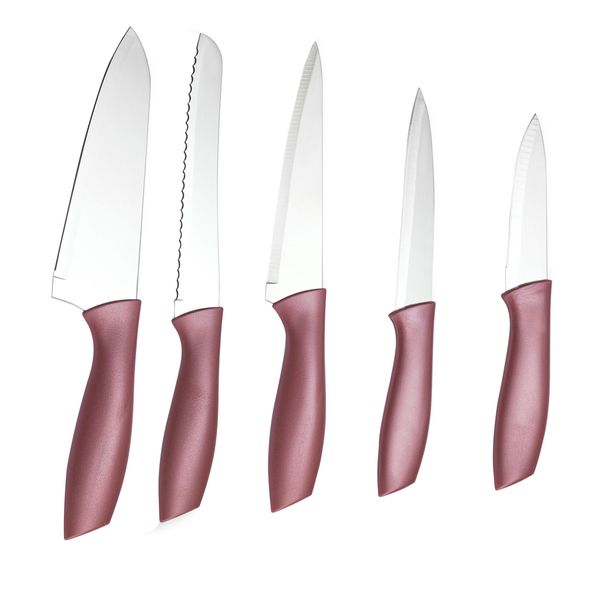 ست چاقوی آشپزخانه 5 پارچه مدل ROS03