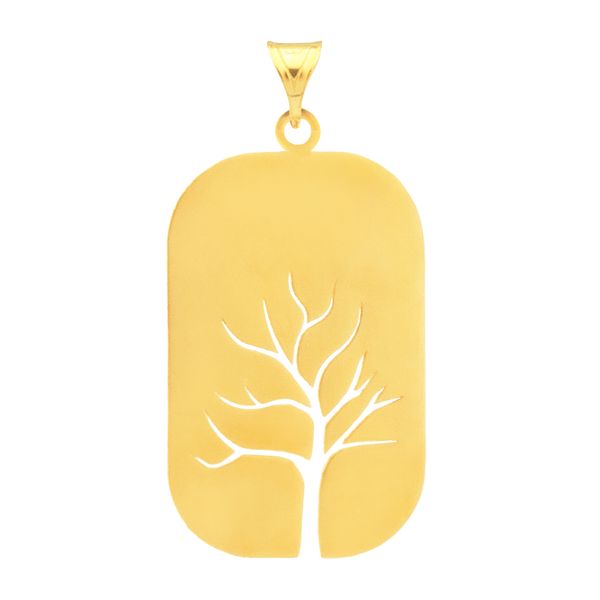 آویز گردنبند طلا 18 عیار زنانه سهی مدل درخت SP11