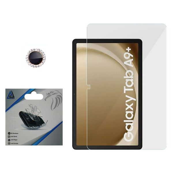 محافظ صفحه نمایش مدل Diamond_5G Ultra مناسب برای تبلت سامسونگ (Galaxy Tab A9 Plus 11 (X215-X216 به همراه محافظ لنز دوربین
