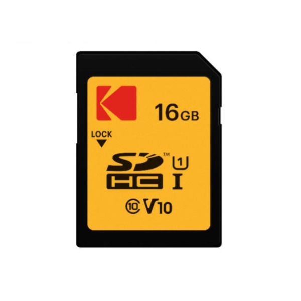 کارت حافظه SDHC کداک مدل V10 کلاس 10 استاندارد  C10 سرعت 50mbps ظرفیت 16 گیگابایت