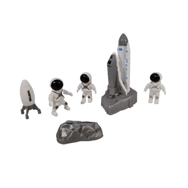 اسباب بازی مدل فضانورد طرح پرتاب شاتل کد 250 مجموعه 8 عددی
