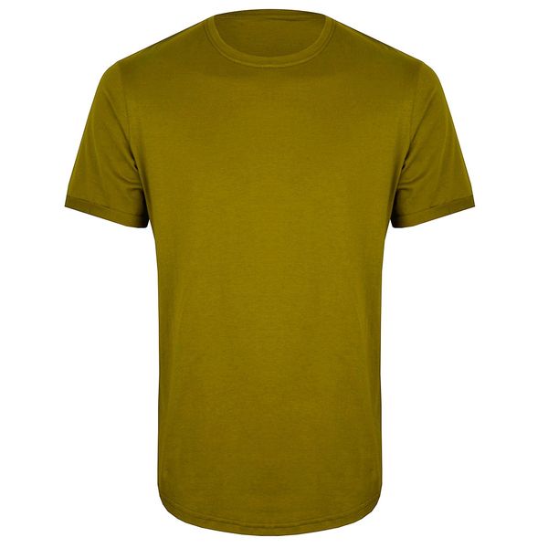 تی شرت آستین کوتاه زنانه دکسونری مدل 771000231 نخ پنبه آستین پاکتی رنگ زیتونی