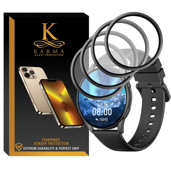 محافظ صفحه نمایش کارما مدل KA-PM مناسب برای ساعت هوشمند کیسلکت Kieslect K11 بسته چهار عددی