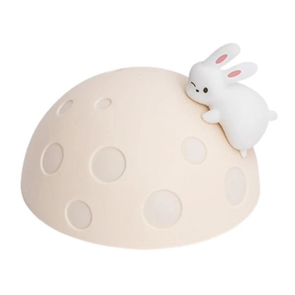 چراغ خواب اتاق کودک مدل لمسی خرگوش تنبل Moon Rabbit