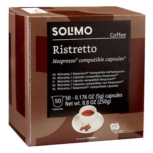 کپسول قهوه ریسترتو سولیمو بسته 50 عددی