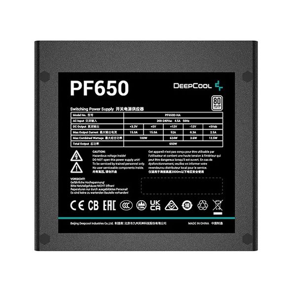 منبع تغذیه کامپیوتر دیپ کول مدل PF650