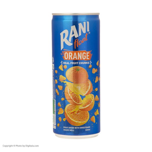 نوشیدنی پرتقال رانی حاوی تیکه های واقعی میوه - 240 میلی لیتر