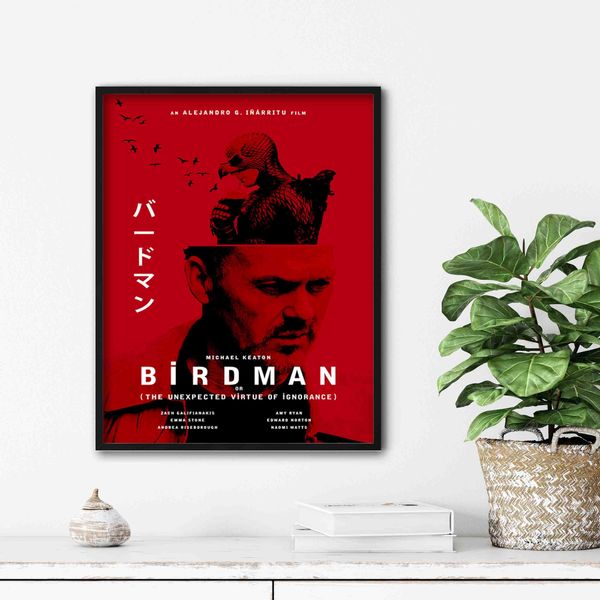 تابلو آتریسا طرح پوستر فیلم Birdman مدل ATm567
