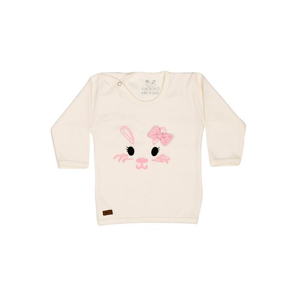 تی شرت آستین بلند نوزادی مدل خرگوش کد 005