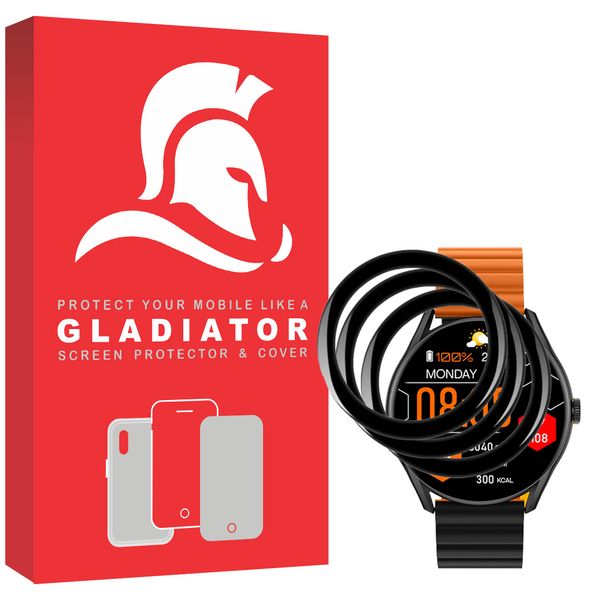 محافظ صفحه نمایش گلادیاتور مدل GWP3000 مناسب برای ساعت هوشمند شیائومی Glorimi M1 Pro بسته سه عددی