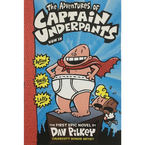 کتاب 1 Captain Underpants اثر Dav Pilkey انتشارات معیار علم 