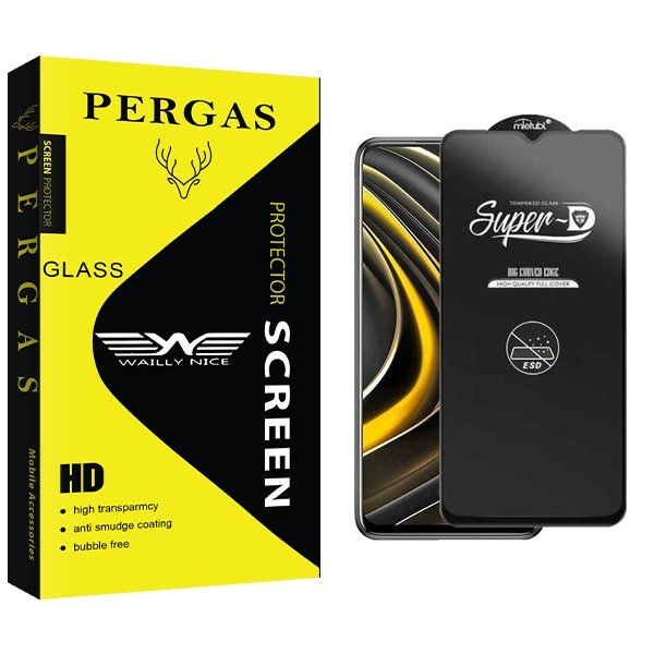 محافظ صفحه نمایش وایلی نایس مدل Pergas Superd_ESD مناسب برای گوشی موبایل شیائومی Poco M3