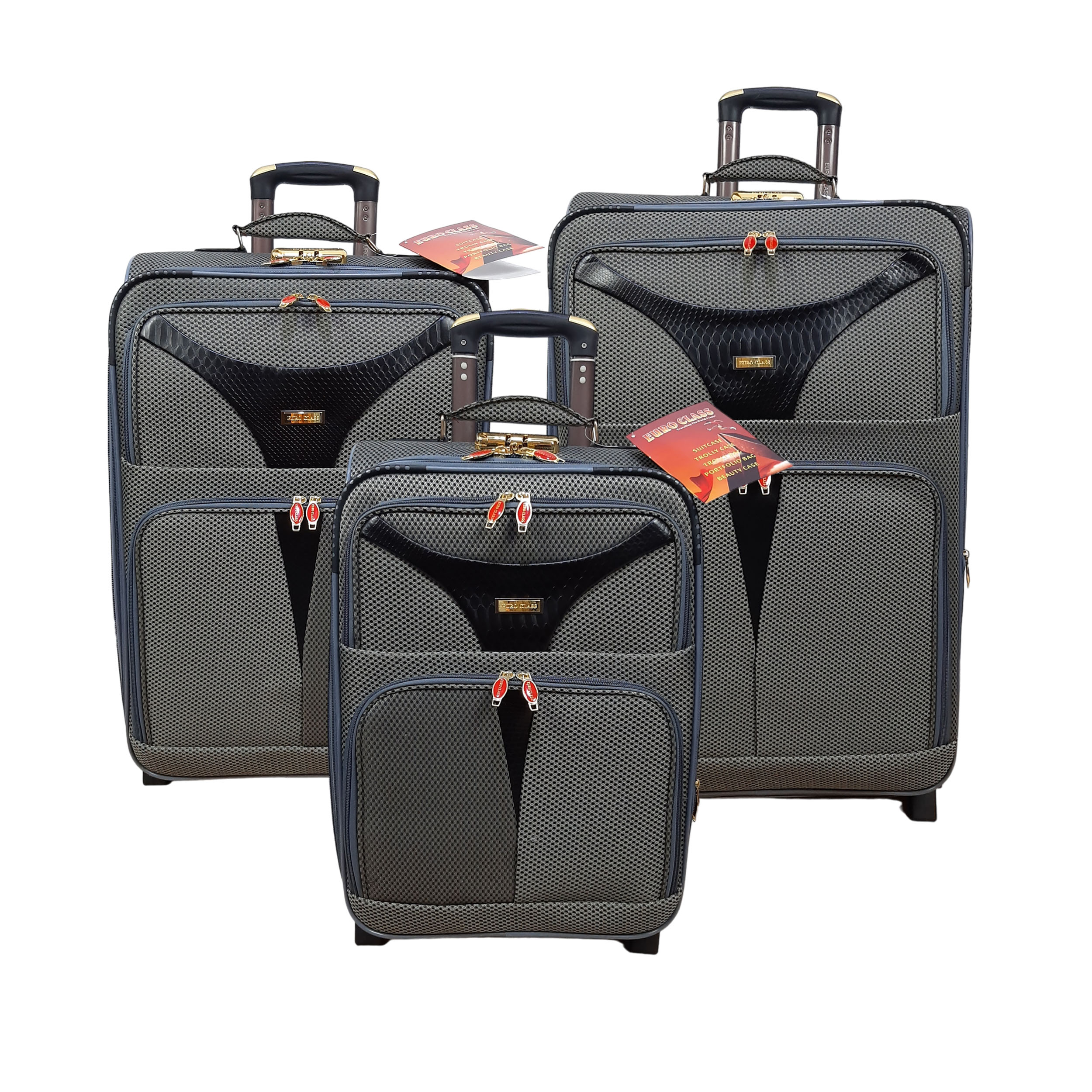 مجموعه سه عددی چمدان یورو کلاس مدل T9050