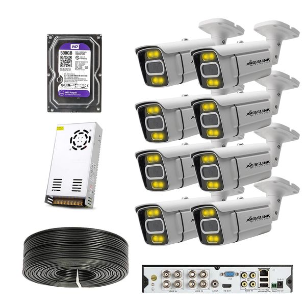 سیستم امنیتی مدل FULL KIT AHD 8 CCTV -