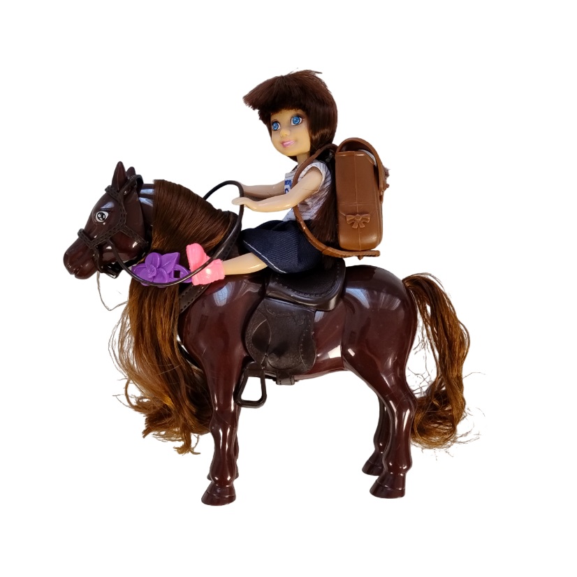 اسباب بازی مدل دختر سوار بر اسب کد 218