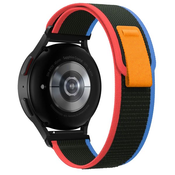 بند گوف مدل Trail Loop Dual Color مناسب برای ساعت هوشمند سامسونگ Galaxy Watch Gear S2 Classic / Gear S3 / Gear Sport سایز 22 میلی متری