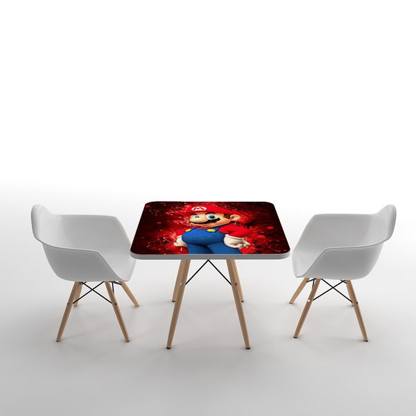 ست میز و صندلی کودک طرح سوپر ماریو کد KDW-29